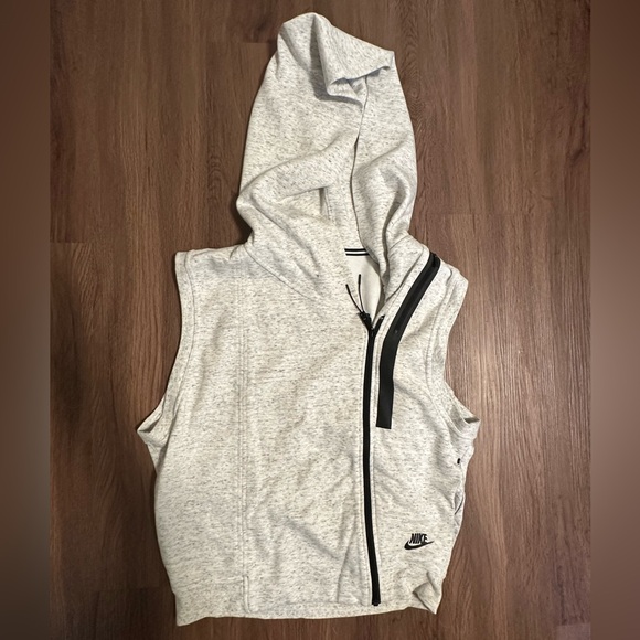 Nike Tech Fleece Vest - Heathered Grey - Picture 4 of 10